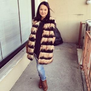 Keniston fur vest